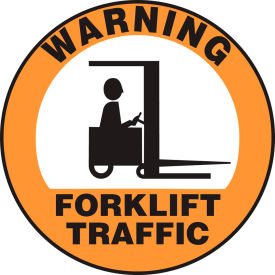 Accuform MFS2817 Warning Forklift Traffic Floor Sign 17