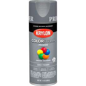 Krylon® Colormaxx™ Paint & Primer 12 oz. Gray Primer - Pkg Qty 6 K05582007