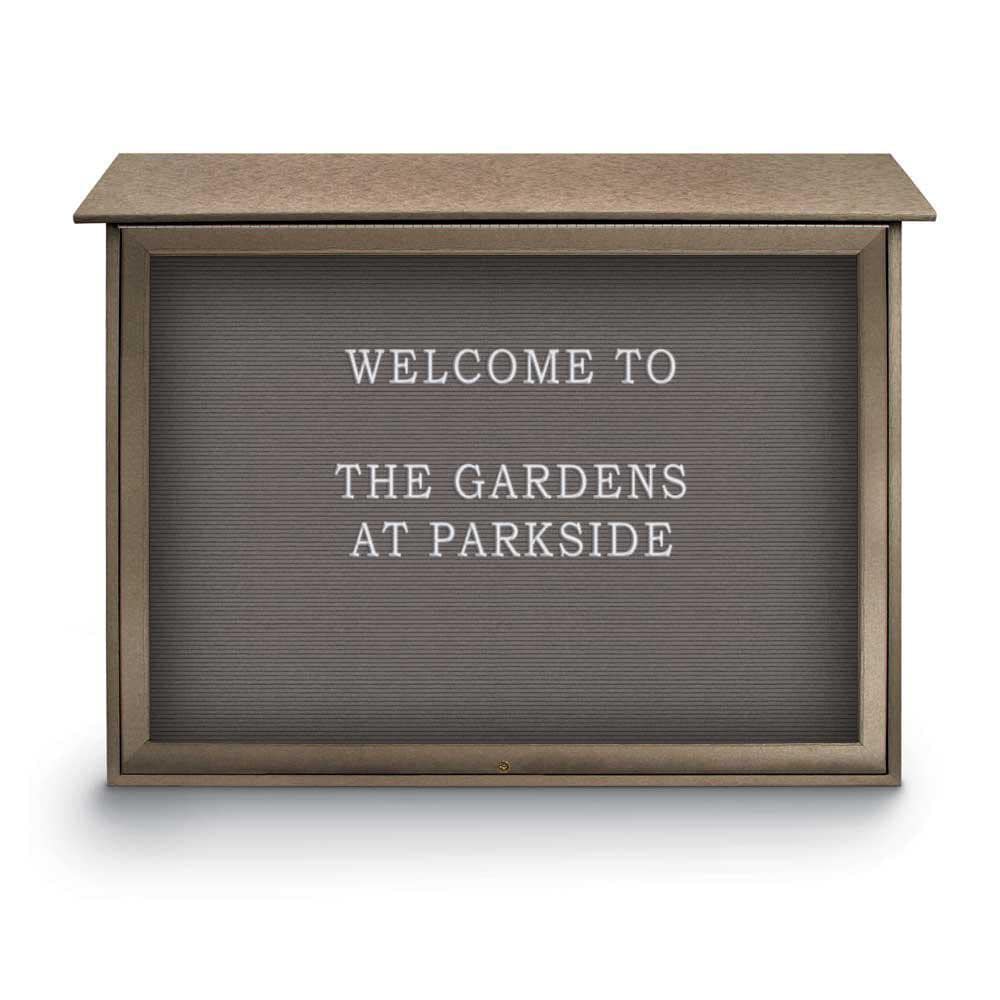 Enclosed Letter Board: 45