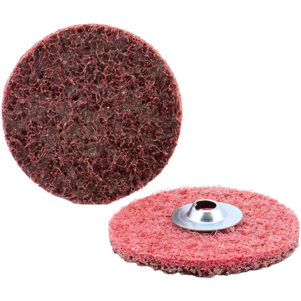 Quick Change Discs, Disc Diameter: 5 , Abrasive Type: Non-Woven , Abrasive Material: Aluminum Oxide , Grade: Medium , Quick Change Compatibility: Type S  MPN:59252