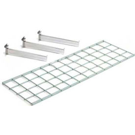 GoVets™ Wire Shelf 48 X 12 With 3 Brackets - Pkg Qty 2 585C502