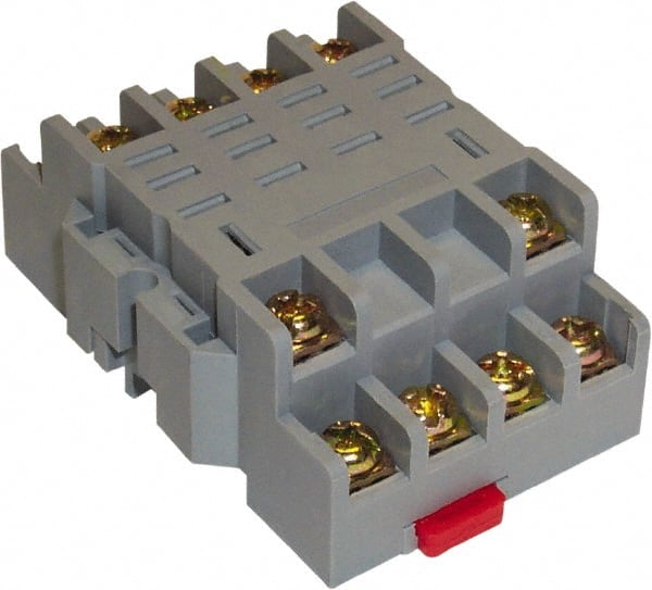 14 Pins, 300 VAC, 10 Amp, Spade Relay Socket MPN:8501NR34