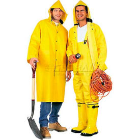 ComfitWear® 2-Piece 48 Inch Raincoat Yellow Polyester 3XL - Pkg Qty 10 RC-300 3XL