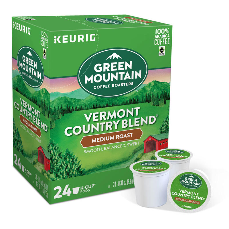 Green Mountain Coffee Single-Serve Coffee K-Cup Pods, Vermont Country Blend, Carton Of 24 (Min Order Qty 4) MPN:6602