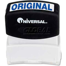 Universal Message Stamp ORIGINAL Pre-Inked/Re-Inkable Blue UNV10060***