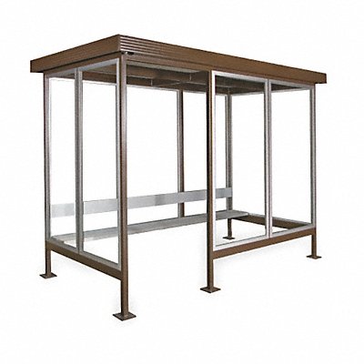 Smoking Shelter 96 x93.5 x60 in Straight MPN:SMK85B Style B