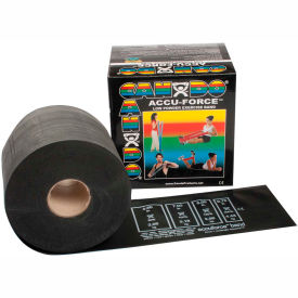 CanDo® AccuForce™ Exercise Band Black 50 Yard Roll 10-5925