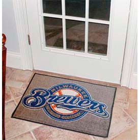 FanMats Milwaukee Brewers Starter Rug 1/4