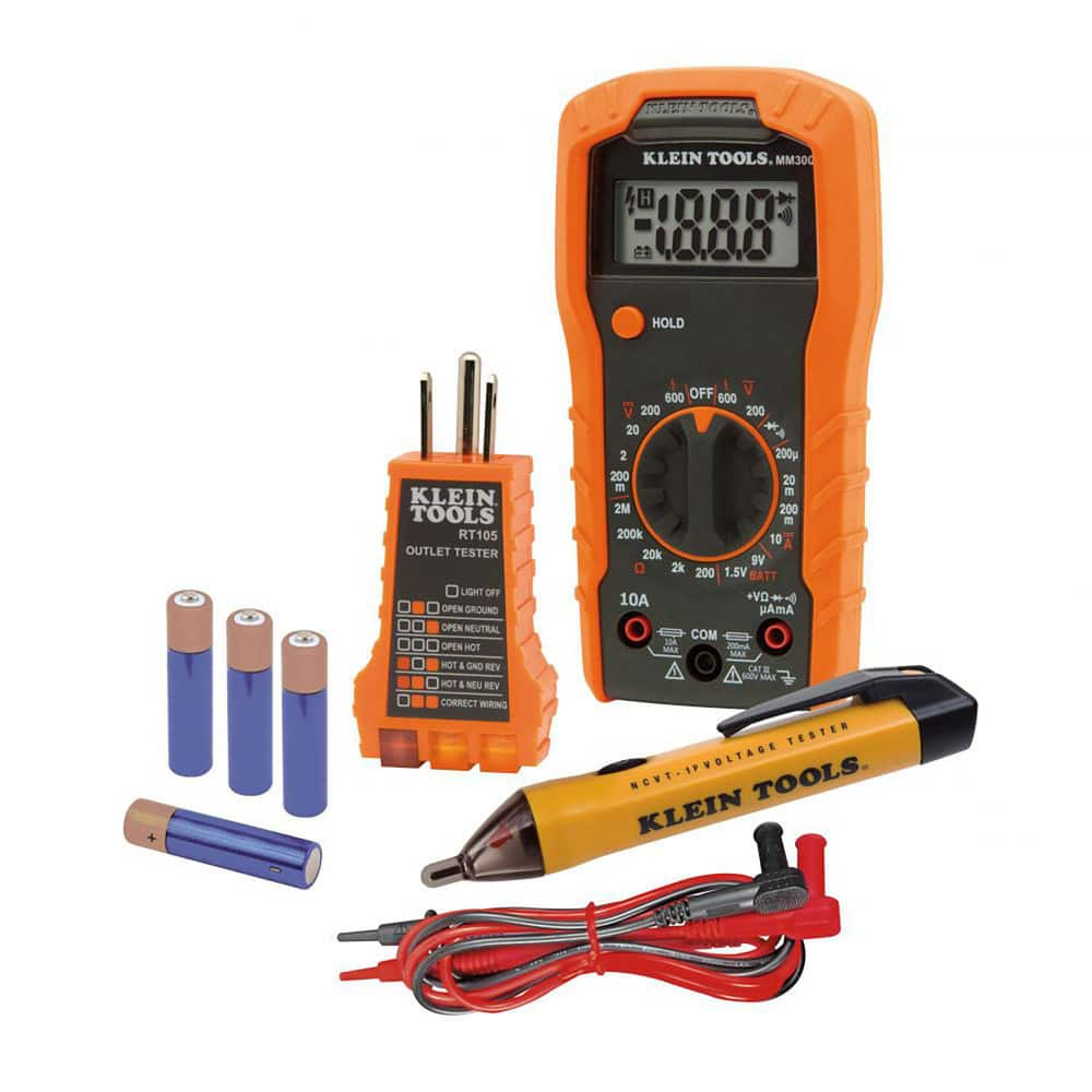 Electrical Test Equipment Accessories, Accessory Type: Receptacle Tester , For Use With: Klein Tools Meters or Any Brand , Color: Orange MPN:69149P