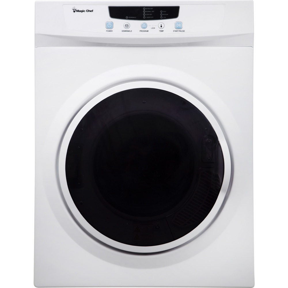 Magic Chef MCSDRY35W Electric Dryer - 3.50 ft  - 4 Modes - White MPN:MCSDRY35W