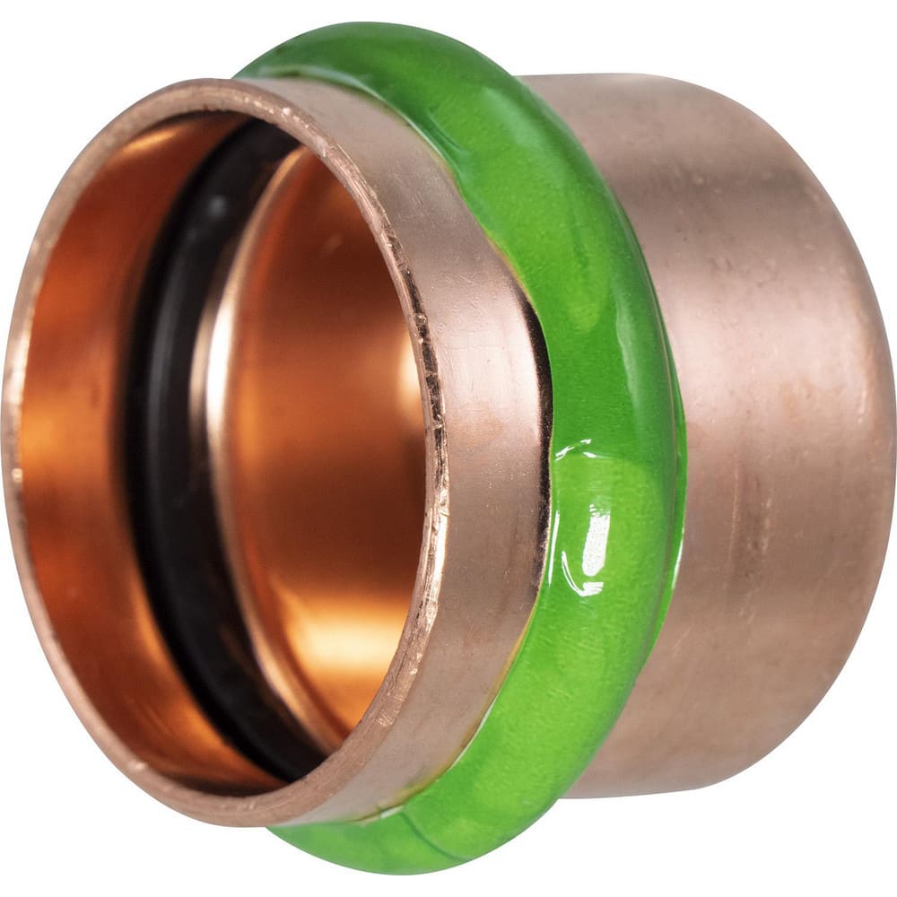 Copper Pipe Fittings, Fitting Type: Cap , Fitting Size: 1-1/4 , Style: Press Fitting , Connection Type: Push to Connect , Material: Copper  MPN:MB13150