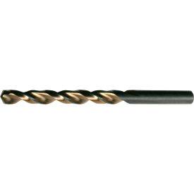 Cle-Line 1872 #9 HSS Heavy-Duty Black & Gold 135 HSS Heavy-Duty Parabolic Jobber Length Drill - Pkg Qty 12 C18509