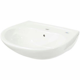 Toto® LT241G-11 Supreme® 1-Hole SanaGloss Lavatory Sink Colonial White 41G-11LT2