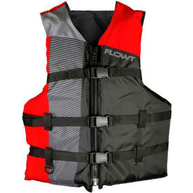 Flowt 40302-2-OS All Sport Life Vest Red Oversize Adult 40302-2-OS