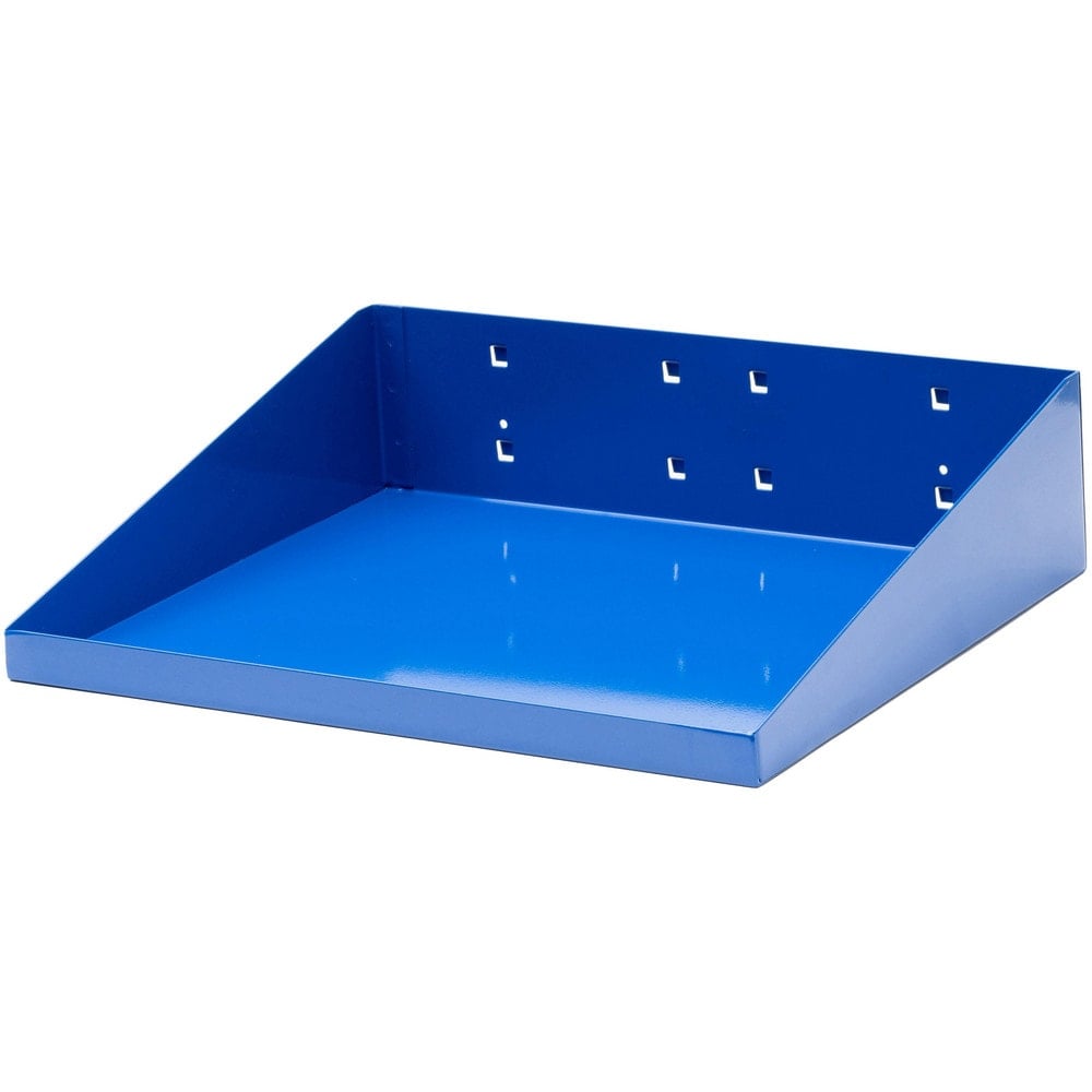 Peg Board Accessories, Type: Shelf , Material: Steel , For Use With: LocBoard , Rod Thickness: 0 , Overall Length: 12.00  MPN:56120-BLU