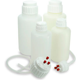 Vacuum Bottle Narrow Mouth Heavy Duty Polypropylene Bottle 2 Liters (0.5 Gallons) 2/Pack 7082000