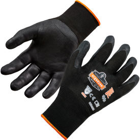 Ergodyne® Proflex 7001 Abrasion Resistant Gloves Nitrile Coated XS Black 1 Pair 17951