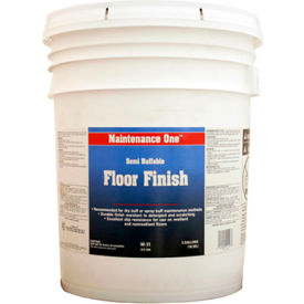 Maintenance One® Semi-Buffable Floor Finish 5 Gallon Pail - 512544 512544