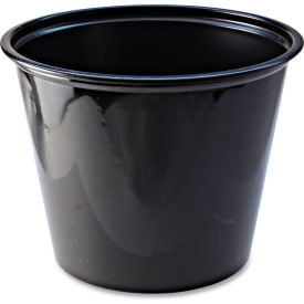 Fabri-Kal® Portion Cups 5.5 oz. Capacity Black Pack of 2500 9505146