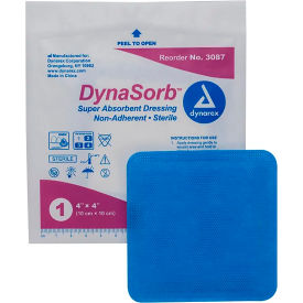 Dynarex DynaSorb™ Super Absorbent Dressings Non Adherent 4