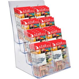 Approved 252377 Four-Tier Brochure Holder 9-1/4