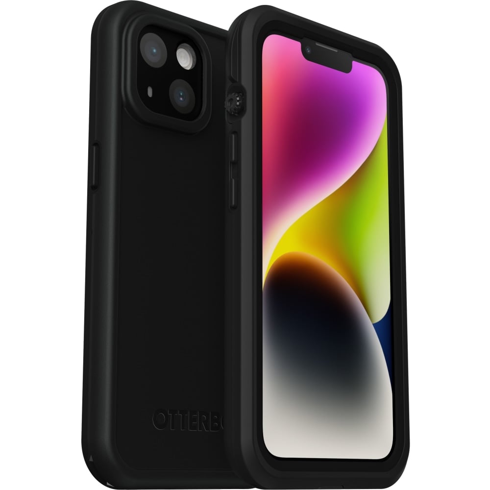 OtterBox iPhone 14 OtterBox FRE Case for MagSafe - For Apple iPhone 14 Smartphone - Black - Drop Resistant, Impact Resistant, Water Proof - Plastic - 1 Pack MPN:77-90216