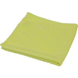 O-Cedar Commercial MaxiPlus® Microfiber Polishing Cloths Yellow - 96068 - Pkg Qty 12 96068