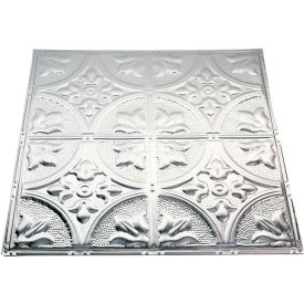 Great Lakes Tin Jamestown 2' X 2' Lay-In Tin Ceiling Tile in Clear - Y51-04 Y51-04