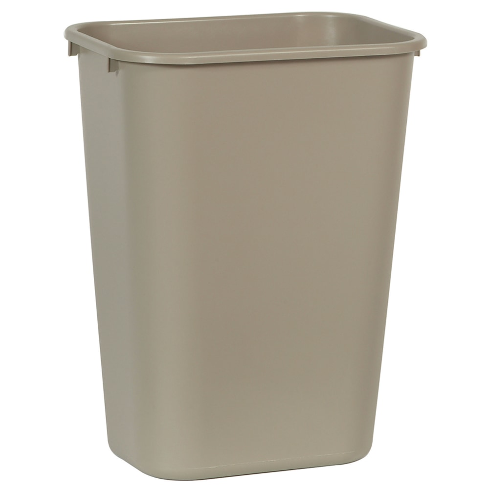 Rubbermaid Durable Polyethylene Wastebasket, 10 1/4 Gallons (38.8L), Beige (Min Order Qty 5) MPN:295700BG