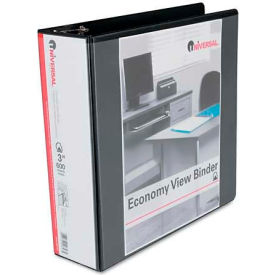 Universal® Economy D-Ring Vinyl View Binder 3