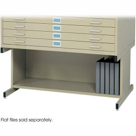 Safco® High Flat File Cabinet Base For 4998 53-1/2