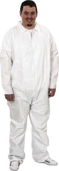 25 Qty 1 Pack Size M Film Laminate Chemical Resistant Coveralls MPN:KM-CVL-KG-MED