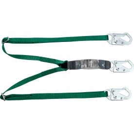 V-Series® 10188102 Standard Twin-Leg Adjustable Lanyard 6'36C Small Snaphooks 10188102