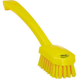 Vikan 30886 Small Utility Brush- Medium Yellow 30886