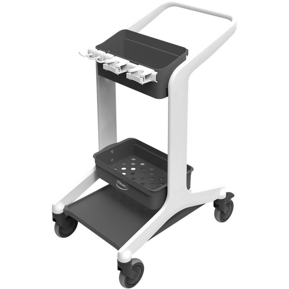 Janitor Carts & Caddies, Material: Polypropylene, Stainless Steel (AISI 304), Stainless Steel (AISI 316), Brass, TPE Rubber , Cart Material: Polypropylene MPN:57005