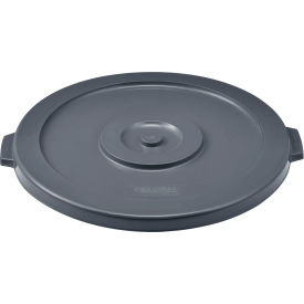 GoVets™ Plastic Trash Can Lid - 32 Gallon Gray 461GY240