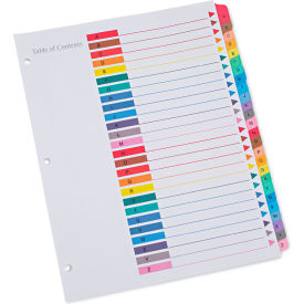 Universal® Deluxe Table of Contents Dividers for Printers 26-Tab A to Z 11