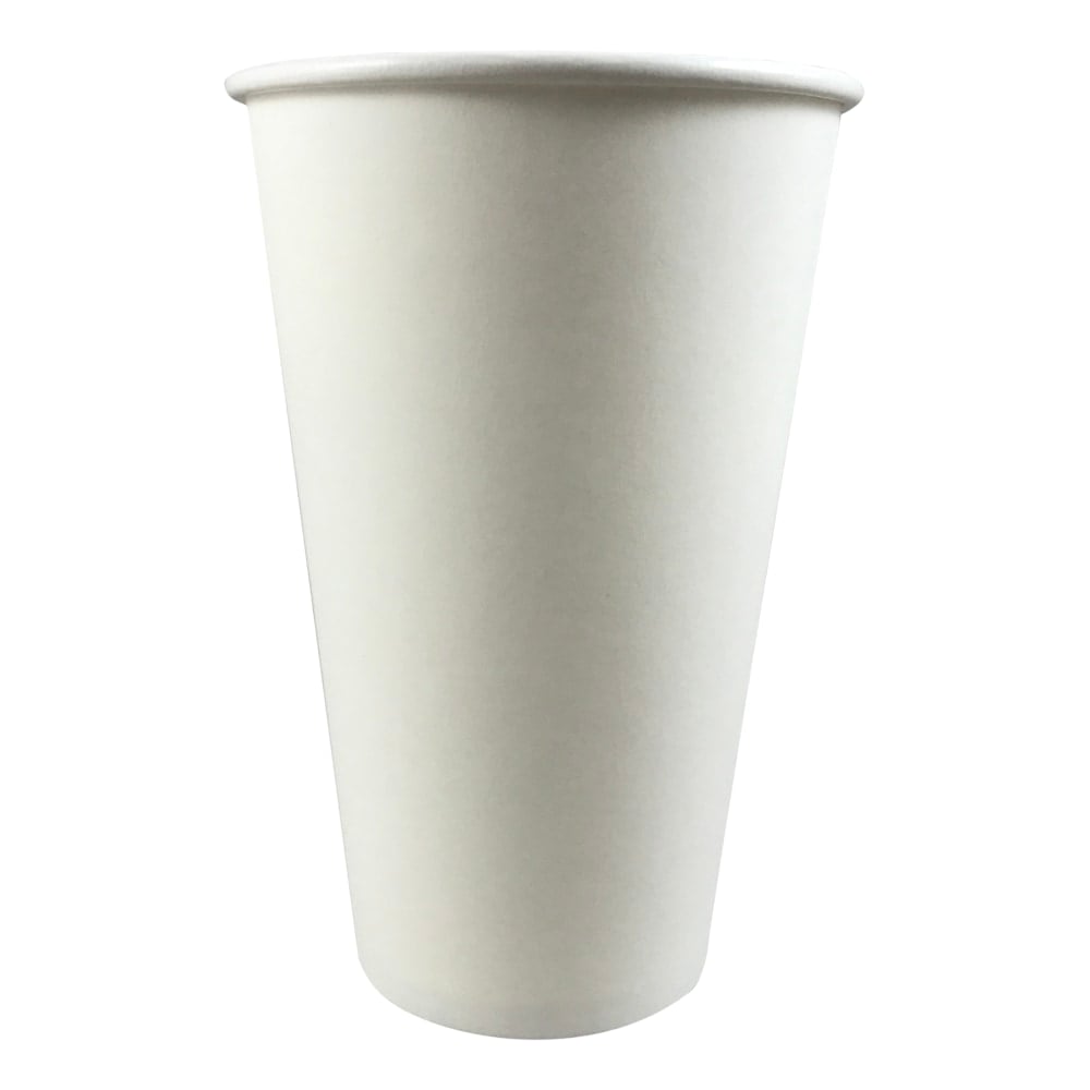 Hotel Emporium Hot/Cold Paper Cups, 16 Oz, White, Pack of 50 Cups (Min Order Qty 12) MPN:16OZHOTCUPPK