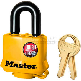 Master Lock® No. 315KA General Security Weather Resistant Covered Laminated Padlocks - Pkg Qty 24 315KA