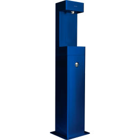 GoVets™ Outdoor Pedestal Bottle Filling Station w/ Filter Blue 222BLF761