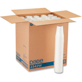 Dixie® Paper Hot Drink Cups 12 oz White Pack of 1000 2342W