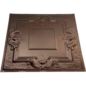 Great Lakes Tin Niagara 2' X 2' Nail-up Tin Ceiling Tile in Bronze Burst - T54-06 T54-06