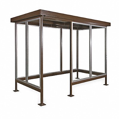 Smoking Shelter 120 x93.5 x72in Straight MPN:SMK106 Style B