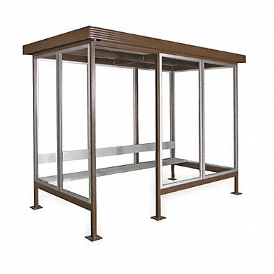 Smoking Shelter 120 x93.5 x72in Straight MPN:SMK106B Style B