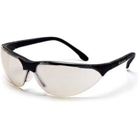 Rendezvous® Safety Glasses Io Mirror Lens  Black Frame - Pkg Qty 12 SB2880S