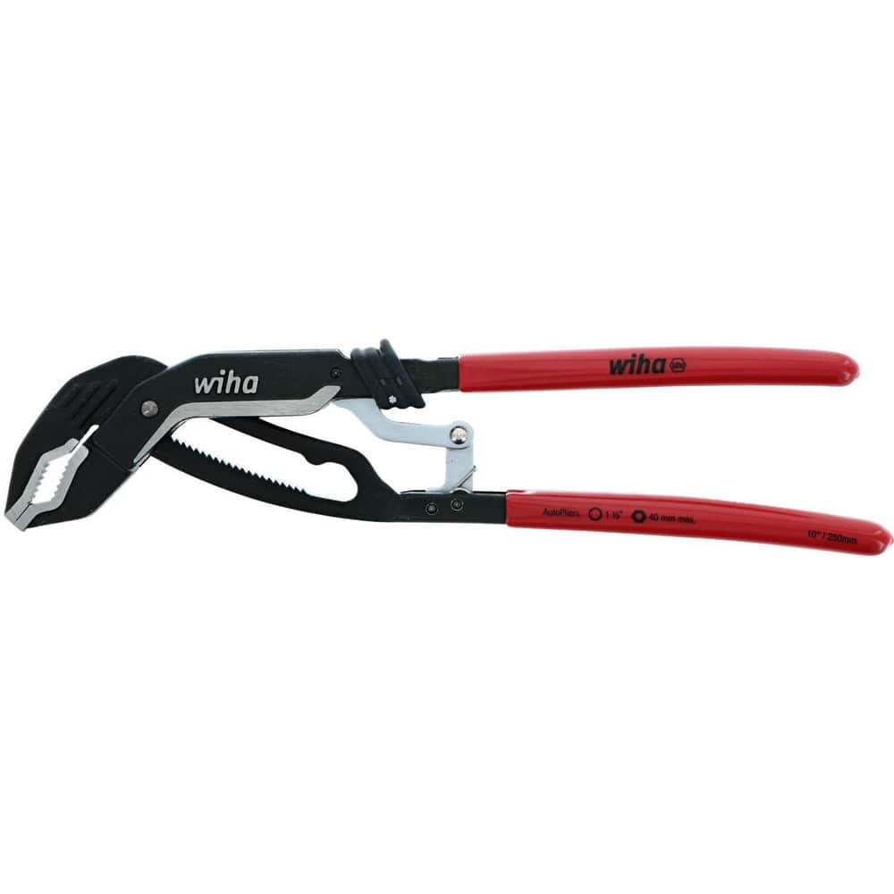 Tongue & Groove Pliers, Joint Type: Groove , Type: Automatic , Jaw Style: Serrated Jaw , Head Style: Standard , Side Cutter: No  MPN:32637