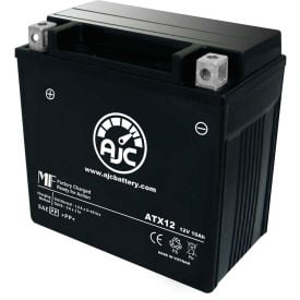 AJC Battery Polaris RZR 170CC UTV Battery (2016-2018) 10 Amps 12V B Terminals AJC-PS-ATX12-520774