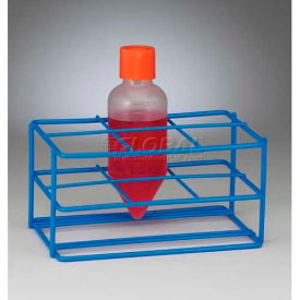 Bel-Art Centrifuge Tube Rack 198560250 For Conical/Round Bottom 250ml Tubes 6 Places Blue 1/PK 19856-0250