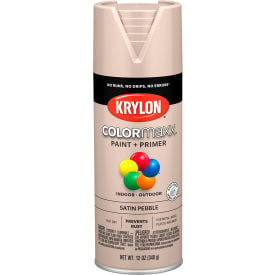 Krylon® Colormaxx™ Paint & Primer 12 oz. Satin Pebble - Pkg Qty 6 K05572007