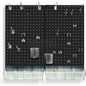 Approved 900945-BLK Pegboard Room Organizer Kit Hardware Included Black Opaque 1 Piece 945-BLK900